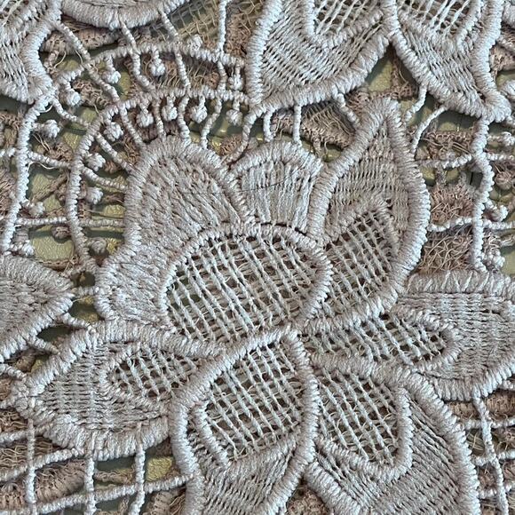 Vintage charlotte russe dusty Rose Fringe Tank Vest Medium - Picture 3 of 4